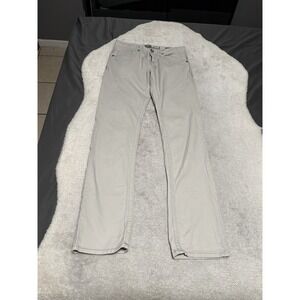 BKE Jake Straight Men's Gray Chino Pants Size 30L 30x34 Stretch